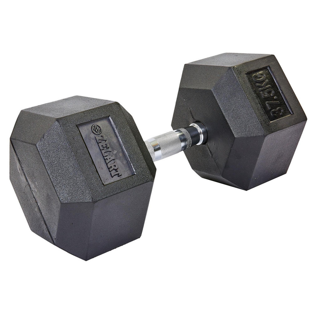 Гантель 37.5 кг цільна шестигранна гексагональна Zelart Київ - фото 4