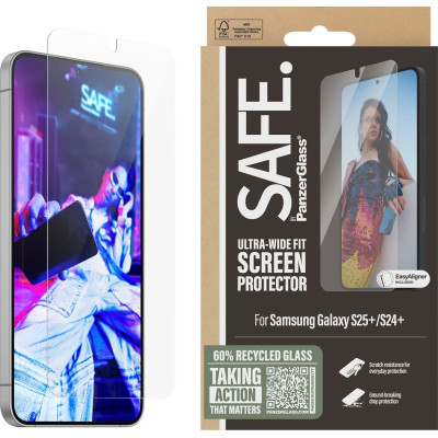Стекло защитное PANZERGLASS Samsung Galaxy S25 Plus Ultra-Wide Fit w. Aligner (PG_SARNUWFG37942) Винница - изображение 1