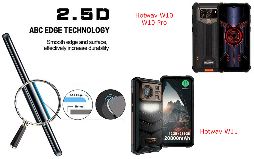 Захисне скло ArmorGlass для Hotwav W10, W10 Pro, W11 – стійке до подряпин та ударів Київ - фото 2