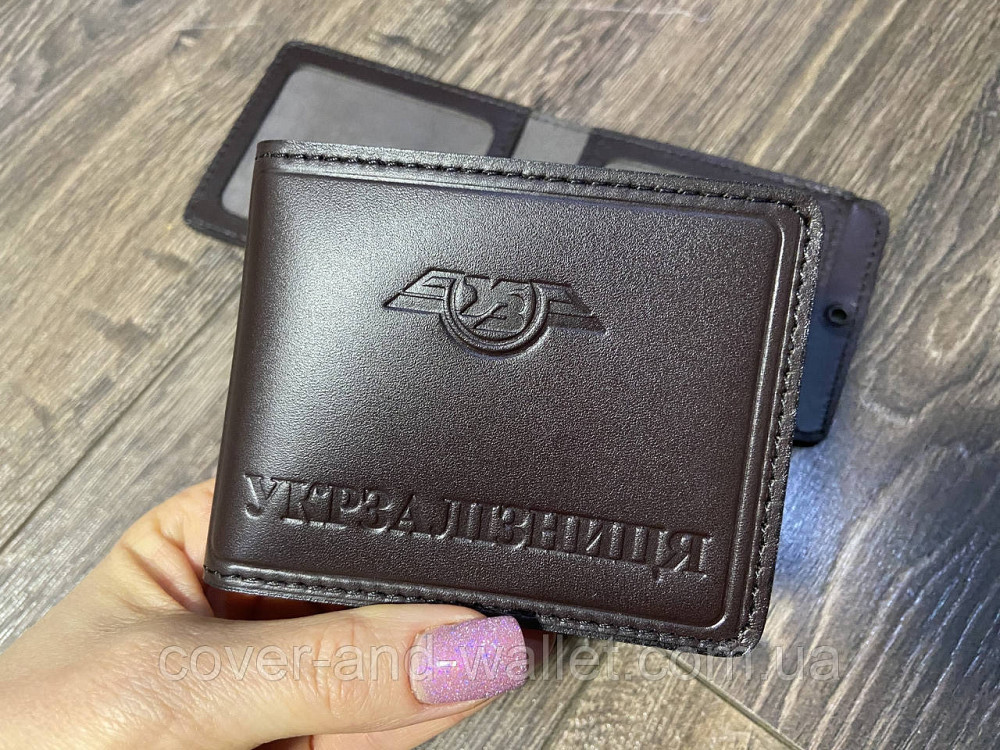 Обложка из натуральной кожи Укрзалізниця Киев - изображение 6
