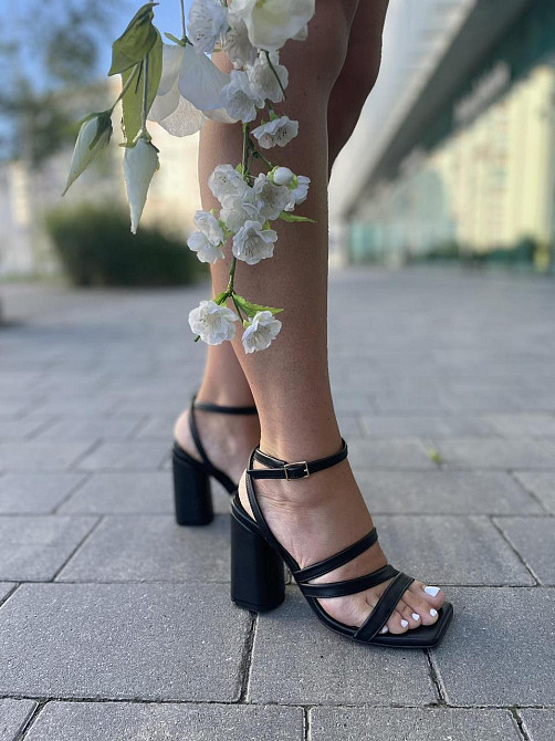 SANTINI Босоніжки жіночі SANTINI 957381-11 чорні (літо, шкіра натуральна) (5120) Коломия - фото 7