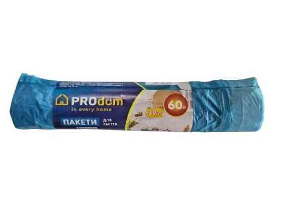 Пакети для сміття (завязки) 60x10шт ТМ PRODOM   Solmir Київ