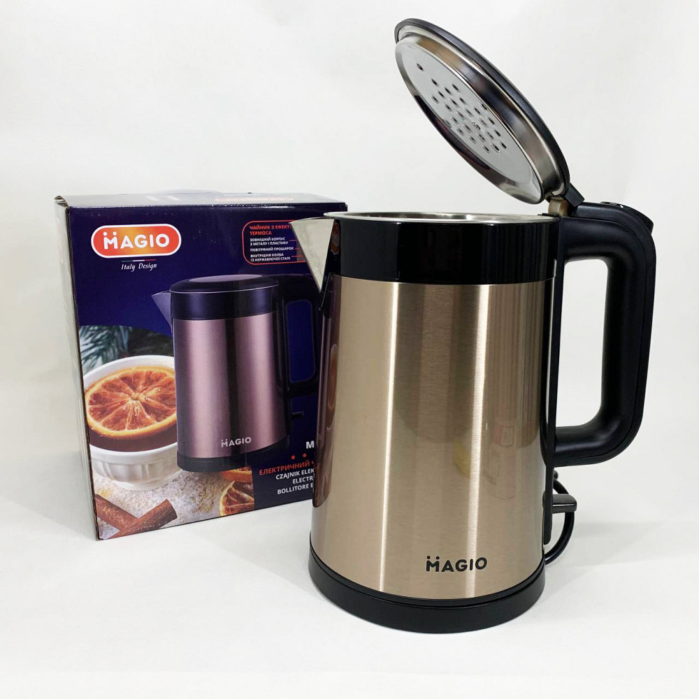 Электрический чайник с современным внешним видом, Электрический чайник-термос с индикатором включения EI-32 Львов - изображение 5