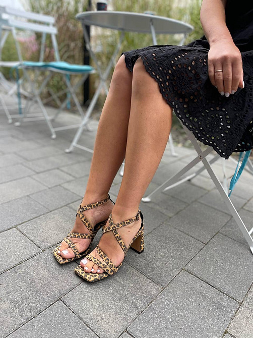 LIRIO Босоніжки жіночі LIRIO L0275/8073-72 леопард taba з натуральної шкіри / Шкіряні босоніжки Коломыя - изображение 2