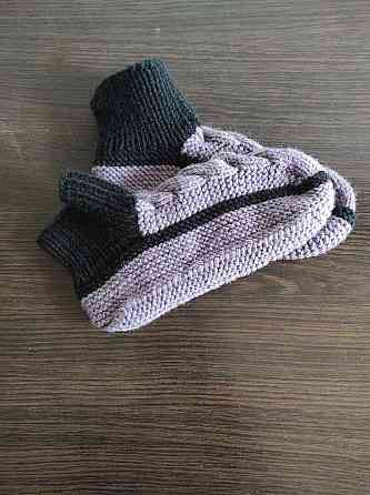 Тапочки-носки теплые вязаные (ручная работа)  топ Киев