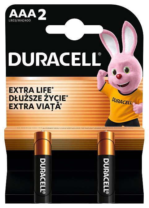 Лужні батарейки Duracell AAA, 2 шт. (6409628) Київ - фото 7