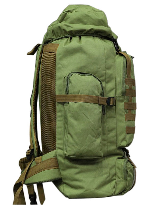 Рюкзак туристичний 70 л оливковий Київ - фото 2