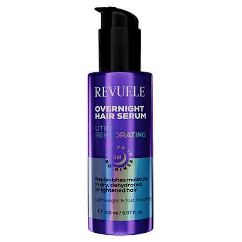 Ультра-увлажняющая ночная сыворотка для волос Overnight Hair Serum 8h Revuele 150 мл Киев