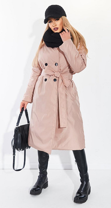 Модне пальто з плащової тканини (42) Київ - фото 7