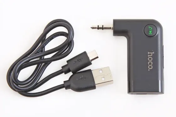 Адаптер Bluetooth 5.0 в AUX Hoco E53 с микрофоном Винница