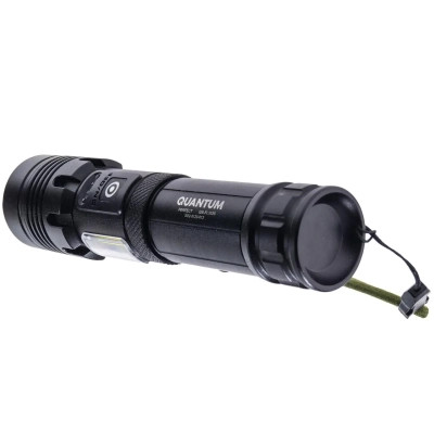 Ліхтар Quantum Perfect 5WLED zoom+3WCOB з функ Power Bank Li-ion26650/4500mAh (QM-FL1035-СB) Вінниця - фото 7