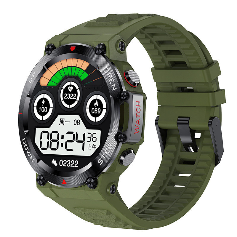 Смарт-часы Modfit Titan Army Green 35 мм — армейский стиль,Bluetooth,пульсометр Киев - изображение 1