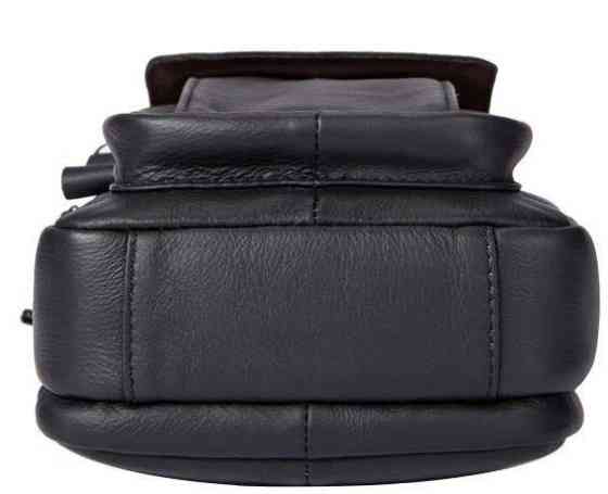 Сумка мужская кожаная Vintage 14816 Черная Киев