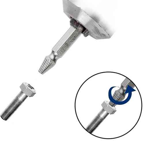 Набір екстракторів 4шт для вилучення уламків гвинтів, сталь HSS 4341 Вінниця