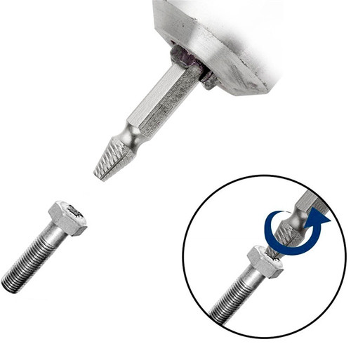 Набор экстракторов 4шт для извлечения обломков винтов, сталь HSS 4341 Винница - изображение 3