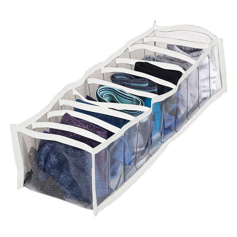 Прозорий органайзер для трусиків і шкарпеток 10 відділень S Pvh-s-white (Білий) Суми - фото 1