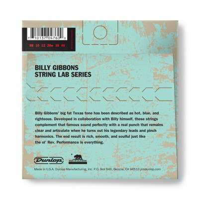 Струни для гітари Jim Dunlop String Lab Series Billy Gibbons Guitar String (08-40) (RWN0840) Вінниця - фото 2