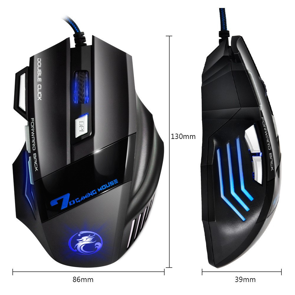 IMice X7 Silent Pro – игровая эргономичная мышь 5500 DPI Киев - изображение 8