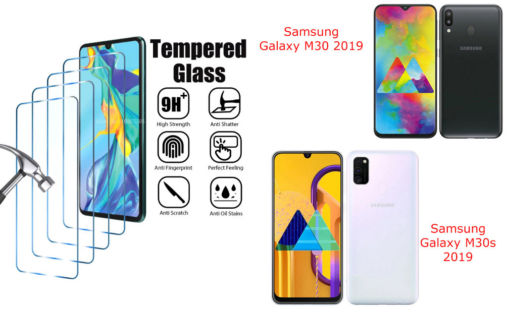 Захисне скло ArmorGlass для Samsung Galaxy M30 2019, Galaxy M30s 2019 – стійке до подряпин та ударів Київ - фото 1