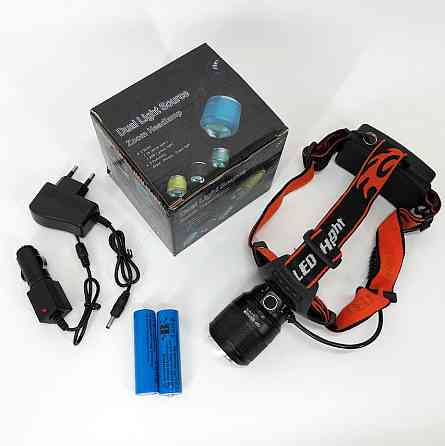 Налобний фонарь с аккумулятором, Налобный фонарь с ремешком на голову Фонарик на голову зарядкой IM-69 Киев