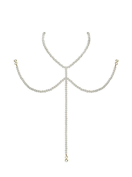 (SALE) Ожерелье под жемчуг на декольте Obsessive A757 necklace pearl Sex Aura Киев - изображение 2