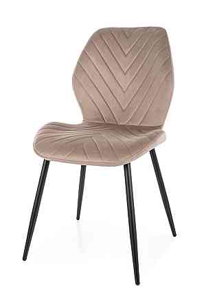 Стілець MIKE VELVET чорний каркас/темний беж BL.40 Киев