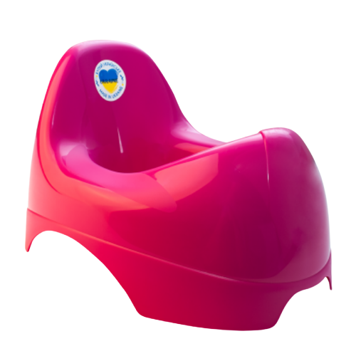 Горщик дитячий Бамбіно темно-рожевий Алеана Житомир