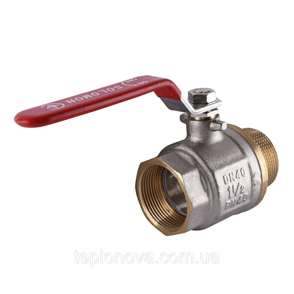 Кран кульовий прямий SOLOMON 1 1/2" НВ КР PN40 В1002FM Чернівці - фото 2