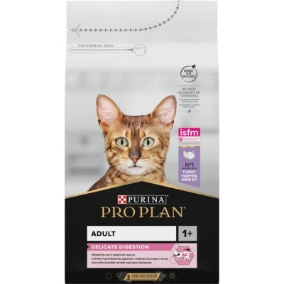 Сухий корм для кішок Purina Pro Plan Delicate Turkey зі смаком індички 1.5 кг (3222270884136) Вінниця - фото 1