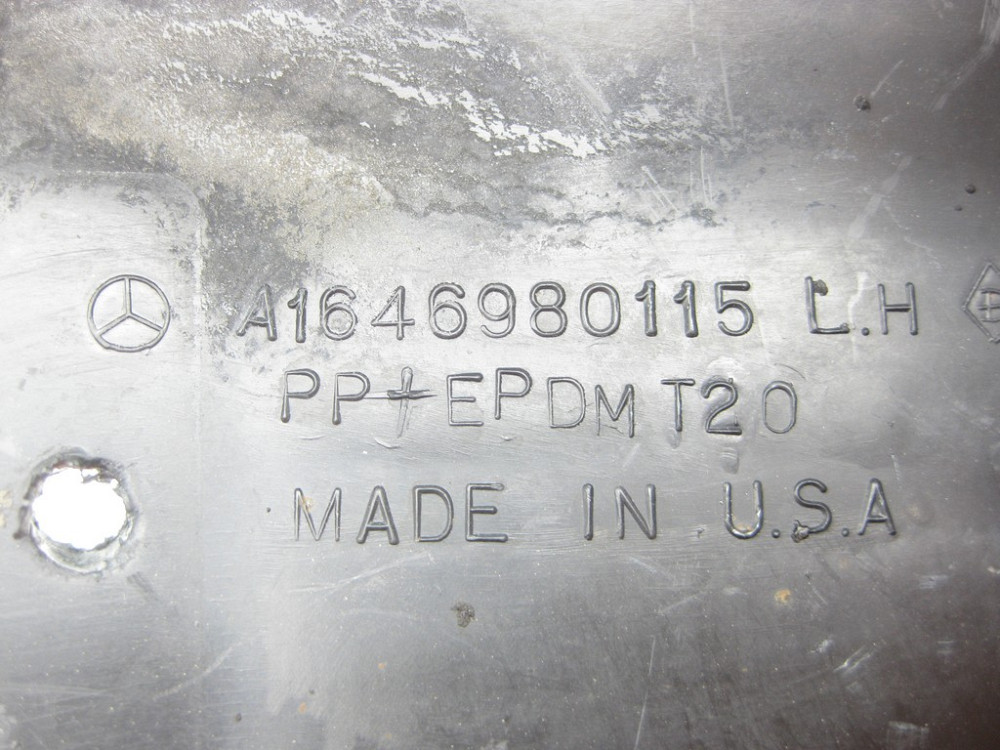 Mercedes-Benz  A1646980115 Передній кінцевий елемент правого пластикового порога ML W164 Одеса - фото 8