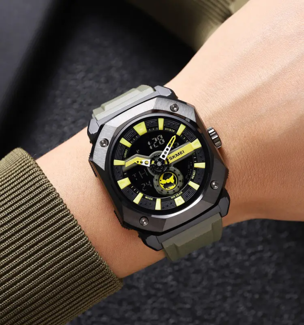 Годинник чоловічий спортивний наручний Skmei 2272 (Зелений) Вінниця - фото 5