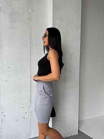 Базова жіноча коротка спідниця олівець Сірий, 46 Одеса