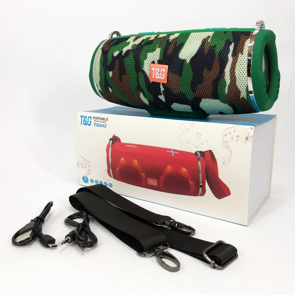 Колонка з підсвічуванням і зарядкою TG642, Колонка з підсвічуванням і світловою музикою RJ-24 Львів - фото 9