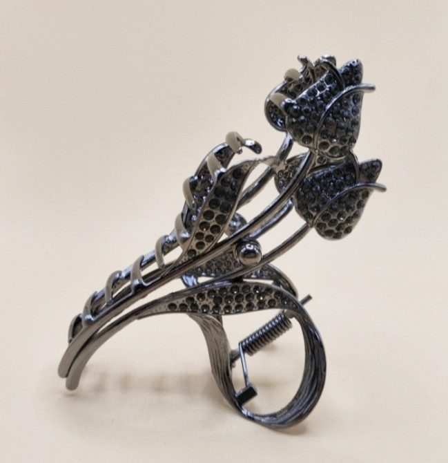 Шпилька-крабік для волосся "Тюльпани" Сміла - фото 5