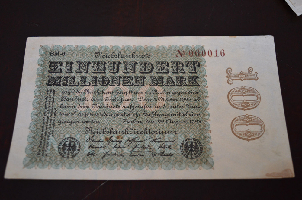 Германия, 100000000 марок (100 миллионов), 1923 г. 060016 Полтава - изображение 1