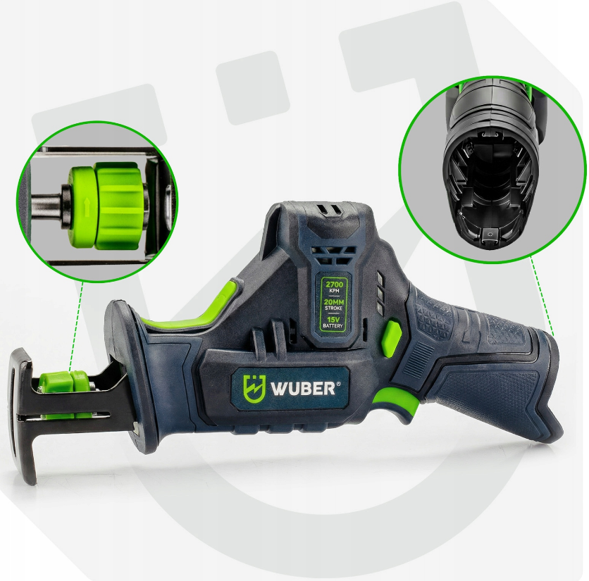 Аккумуляторная сабельная пила 12В 2Ач Wuber (Польша) Киев - изображение 2