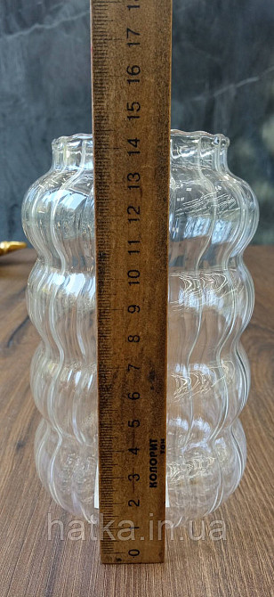 Склянка для коктейлю велика "Мері" 720 мл 102-565 прозора фігурна для дому та ресторану Київ - фото 4