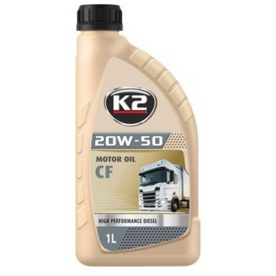 Моторное масло K2 MOTOR OIL 20W-50 CF 1 л (O4101E) Винница - изображение 1
