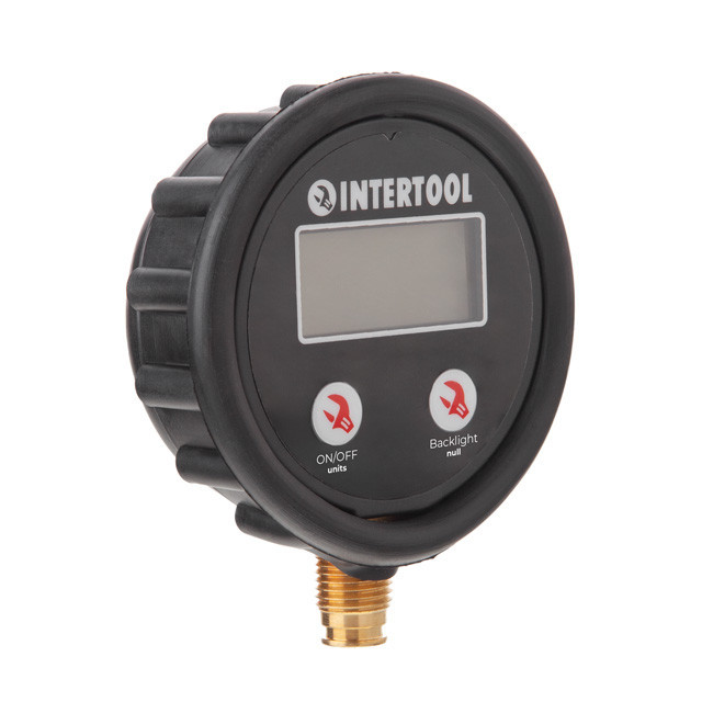 Цифровой манометр, 10 атм INTERTOOL PT-0501 Киев - изображение 2