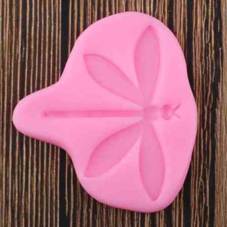 Молд силиконовый Стрекоза 72 на 65 мм розовый Киев