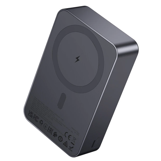 Универсальная зарядная батарея Hoco J160B 20000mAh PD20W Type-C с беспроводной зарядкой MagSafe Серый Винница