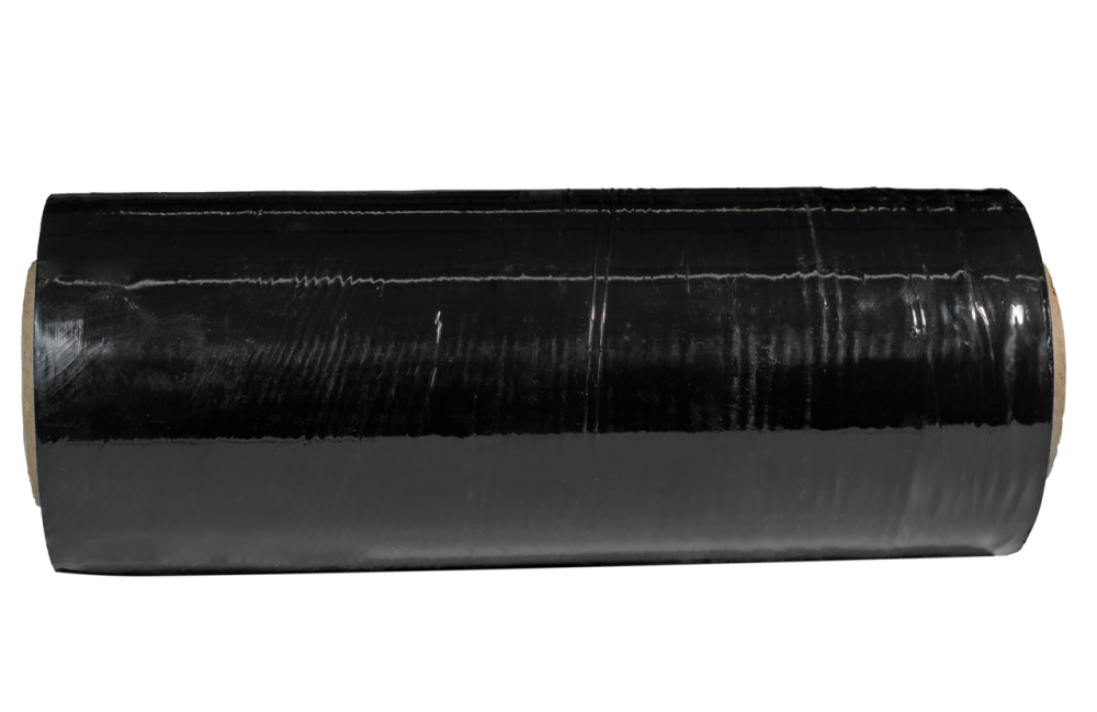 Стрейч черный 25см 1 кг (20 мкм) Днепр - изображение 4