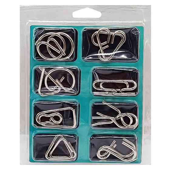 Набір металевих головоломок "Metal Puzzle" 808A-C-B(Turquoise) 8 штук в наборі Вінниця