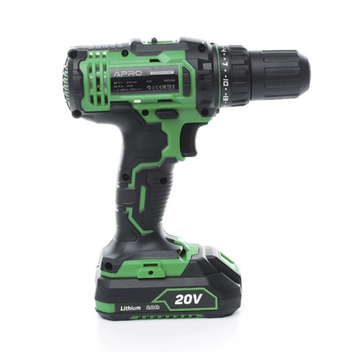 Дриль-шуруповерт 20W 2A 2 АКБ/ЗП/+кейс 20D APRO Житомир