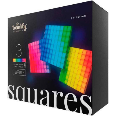 Гірлянда Twinkly Панель Smart LED Squares 3 RGB, Gen II, IP20, 16x16см, for TWQ064STW-07-BEU (TWQ064STW-03-BAD) Вінниця - фото 12