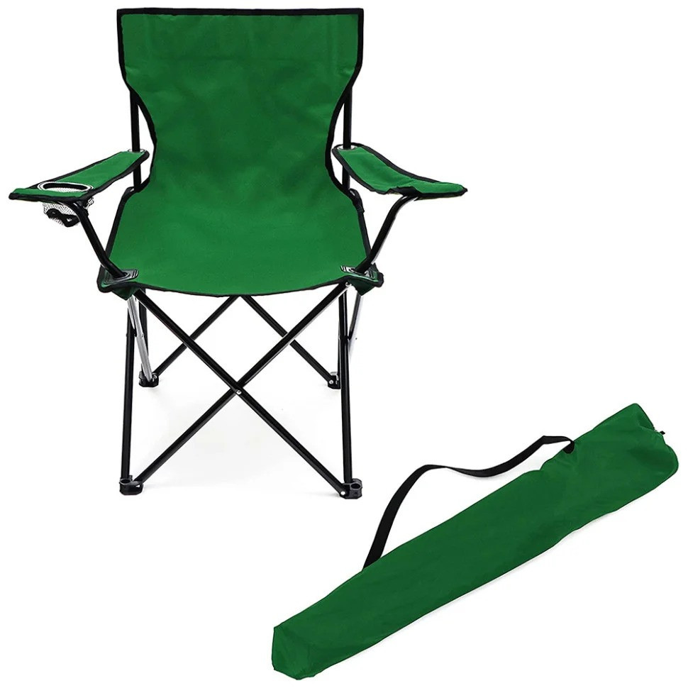 Стул раскладной большой Mountain Outdoor 1101-7977-G, с подлокотниками Винница - изображение 2