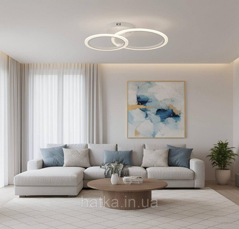 Светодиодная люстра G 2716/2 WT 52W Киев - изображение 4