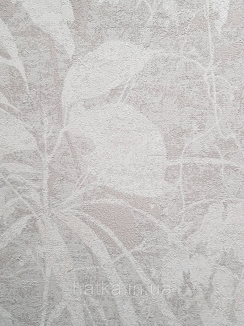 Шпалери вінілові на флізеліні AS creation Metropolitan stories By Time 0,53х10 листя гілки білі сірі Київ - фото 2