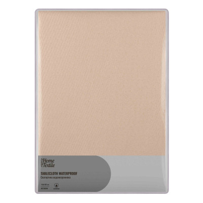 Скатертина Ardesto Waterproof 100% поліестер, айворі 120х140 см (ART07WW) Вінниця - фото 1