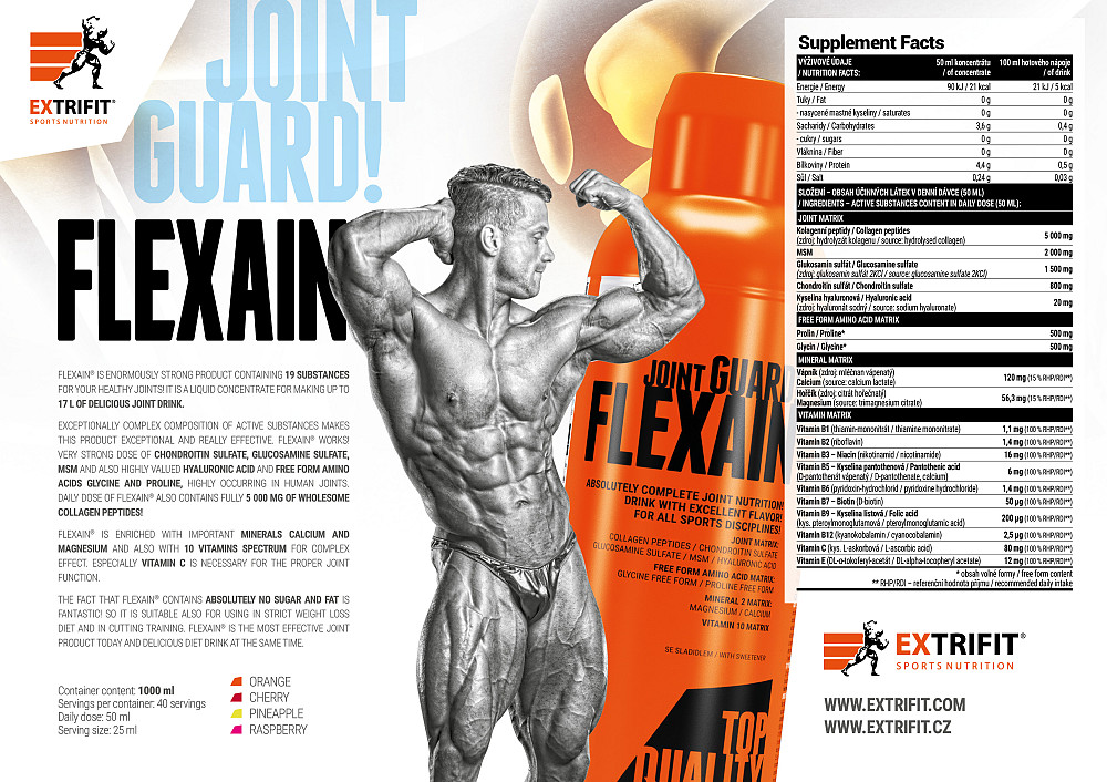 Хондропротектор Extrifit Flexain 1000 ml  (Pineapple) Луцьк - фото 2